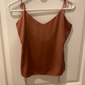Reformation taupe tank M worn one time